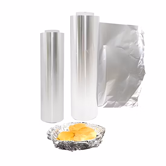 Petits rouleaux de papier d'aluminium pour l'emballage alimentaire Cuisson Cuisson Ménage Rouleaux de papier d'aluminium de qualité alimentaire