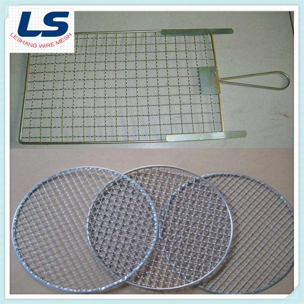 Plain Weaving Crimped of Galvanized Barbecue Wire Mesh