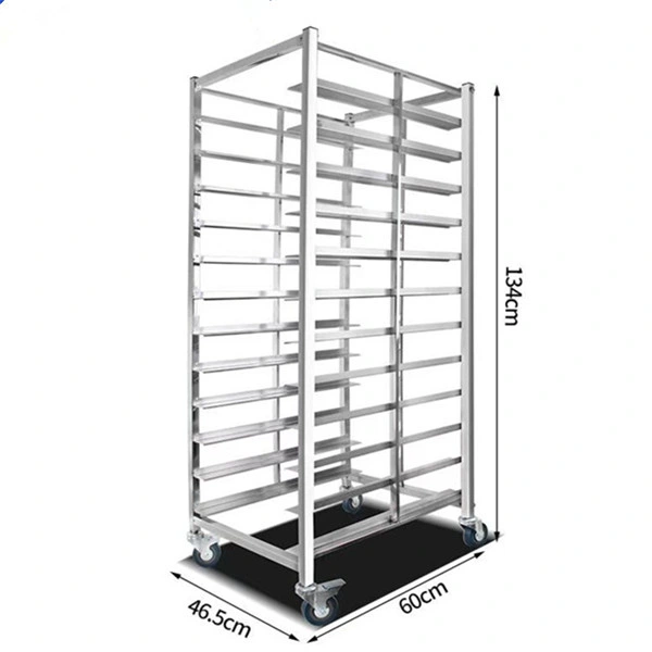 Professional Durable Quality OEM Stainless Steel Bread Cookie Sheet Pan Trays Cooling Use Baking Proofing Trolley Rack