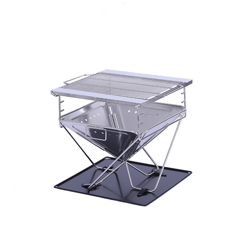 Best Selling Outdoor Portable Folding Charcoal BBQ Grill Withstainless Steel Mesh