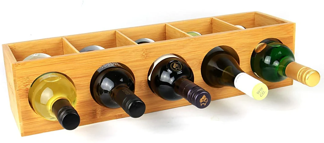 Wholesale Bamboo Stackable 72 Bottles Bottle Wine Rack