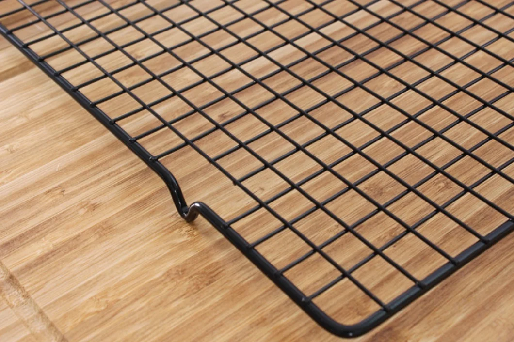 Non Stick Wire Rack Loaf Cooling Mesh Stand Roasting Baking Drying Rack for Cakes Breads Biscuits Cookies Bl14408