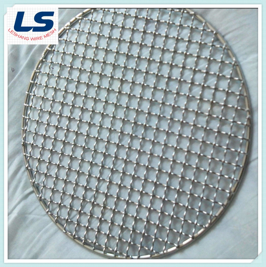 Plain Weaving Crimped of Galvanized Barbecue Wire Mesh