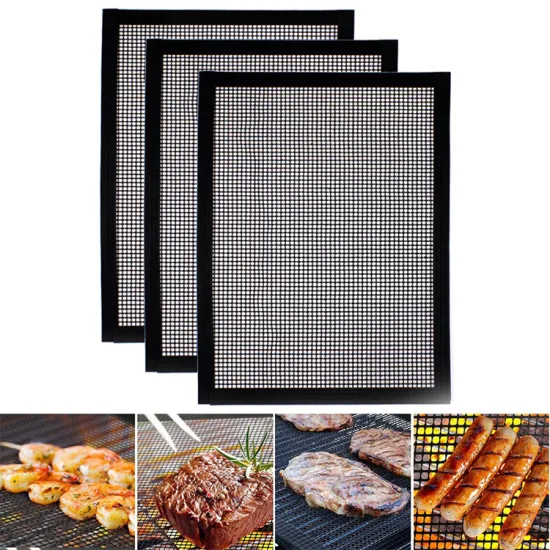 Tapis de grillage pour barbecue résistant aux hautes températures