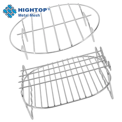 Grille de refroidissement ronde antiadhésive de 12 pouces grilles de cuisson grille de cuisson en fil de gâteau à la vapeur