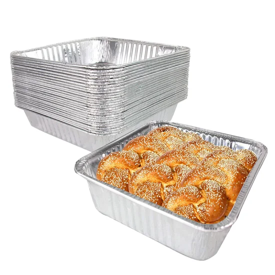 Récipient en aluminium jetable de 1350 ml, ustensiles de cuisine, ustensiles de cuisine, feuille de cuisson, moule à gâteau, emballage de restauration rapide avec récipient en aluminium