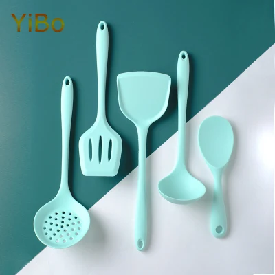 OEM FDA standard sans BPA usine en gros de haute qualité de qualité alimentaire spatule antiadhésive cuillère outil de gadget de cuisine ustensiles de cuisine ustensiles de cuisine en silicone