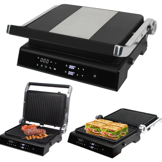 Contacter Sandwich Grill Press Maker Barbecue électrique portatif numérique