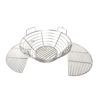 Grande grille ronde de pièces de barbecue Kamado pour la cuisson